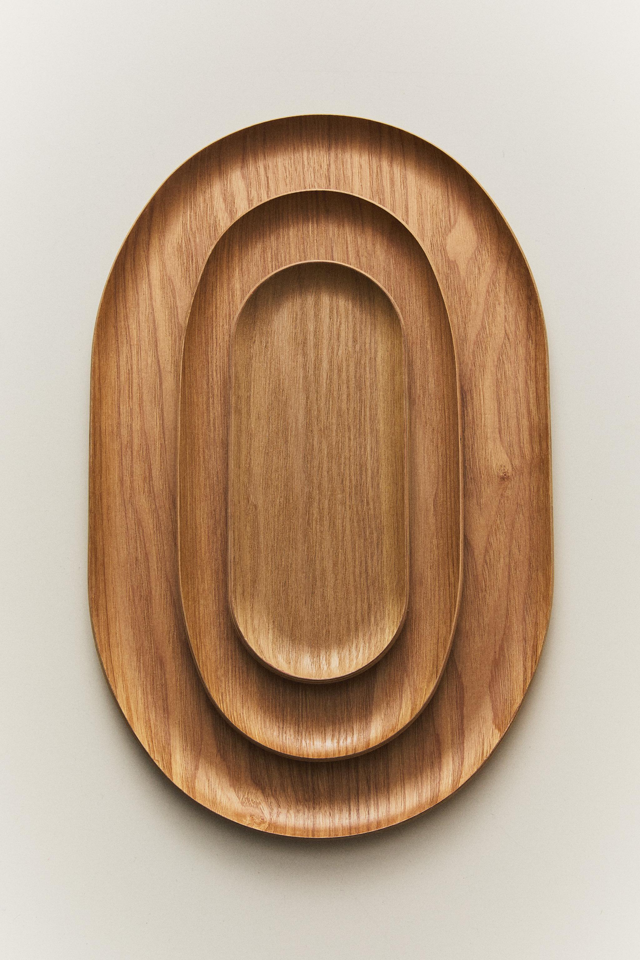 OVAL WOOD TRAY
